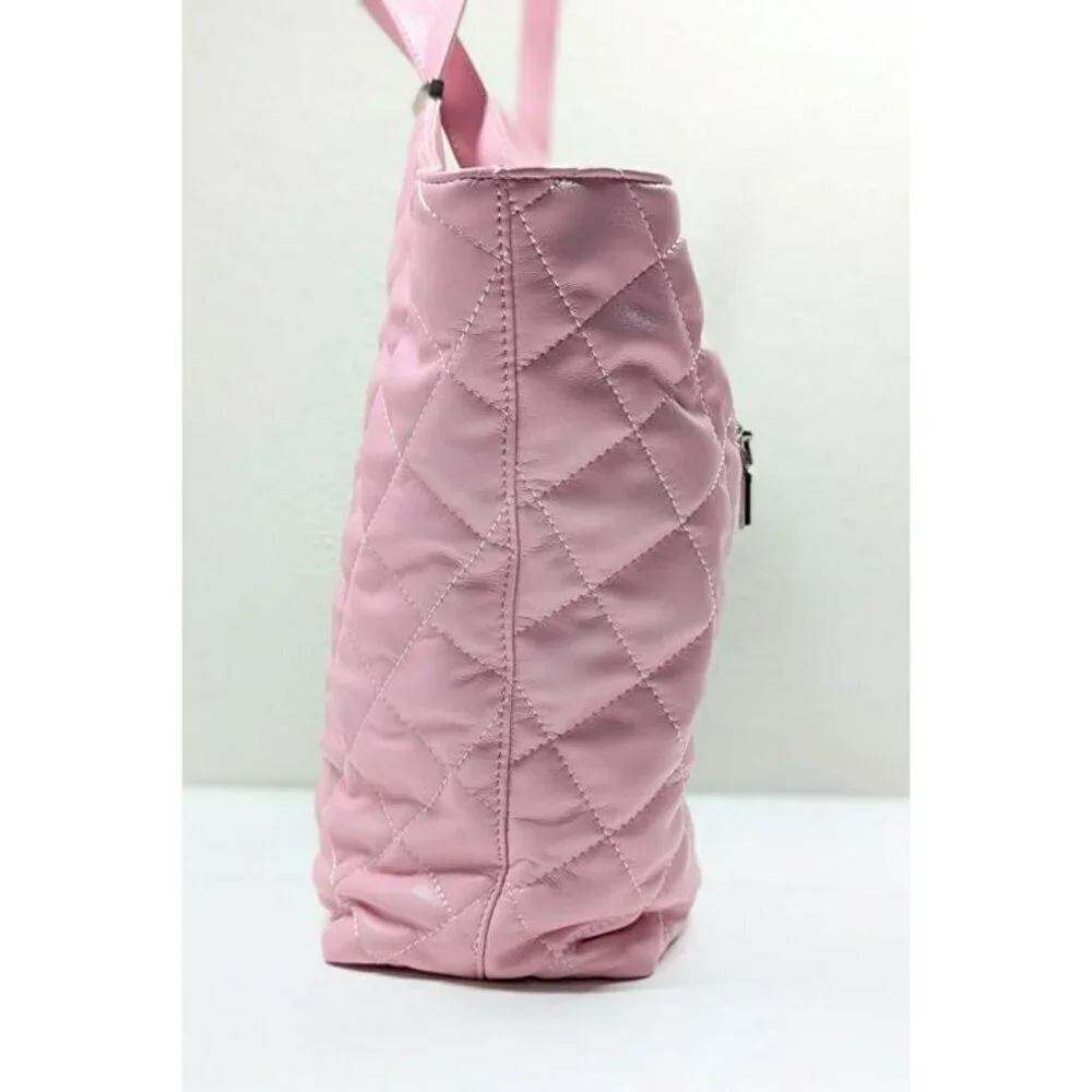 I.N.C. International Concepts Andria Quilted Extra Large Tote Pink (MSRP $100)